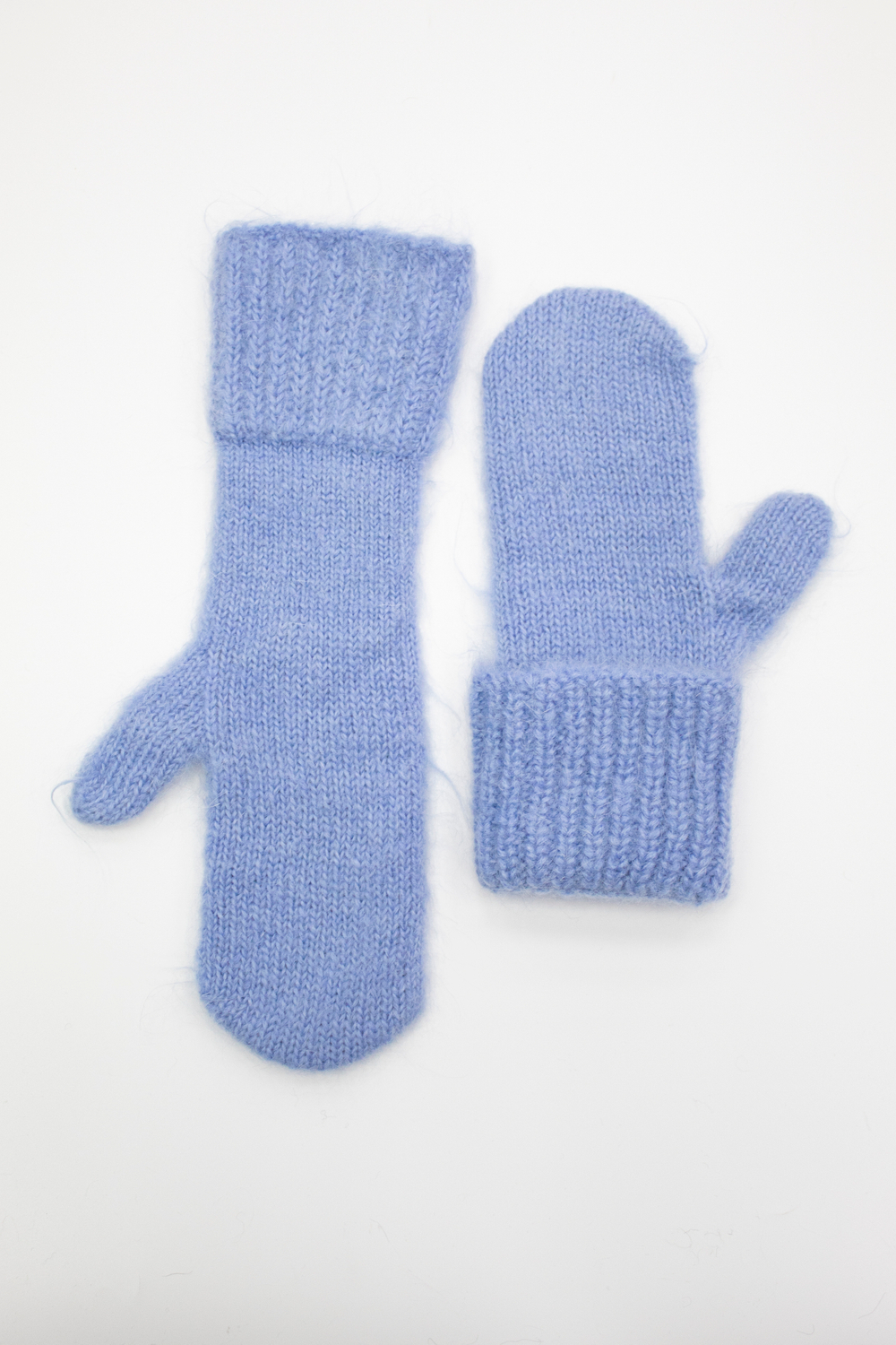 Варежки В203-04 голубые