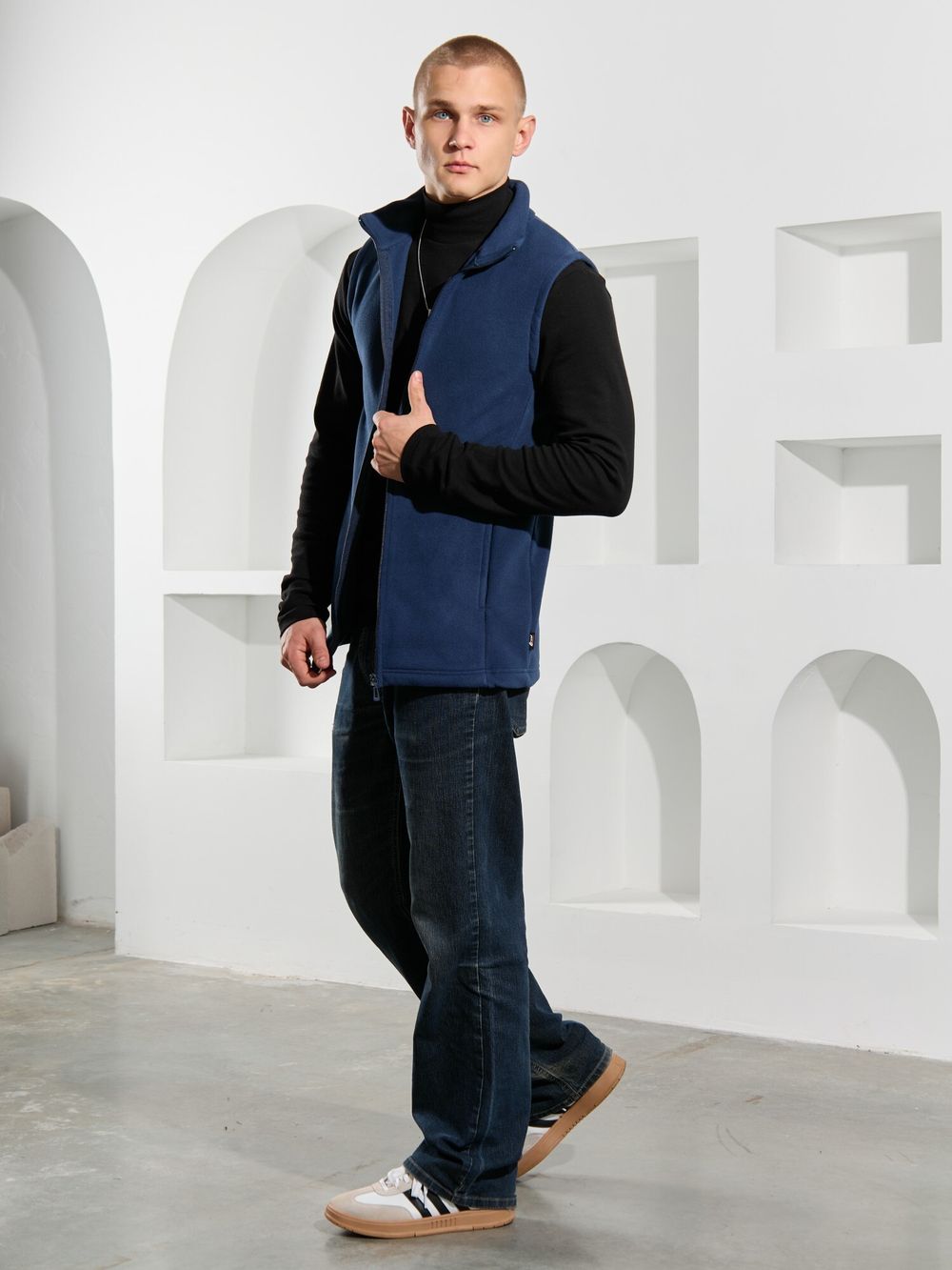 Жилет мужской Алтай-3 Виотекс ТЁМНО-СИНИЙ