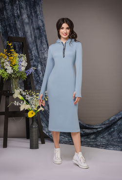 Спортивное платье светло-голубое 07-05-22 SS
