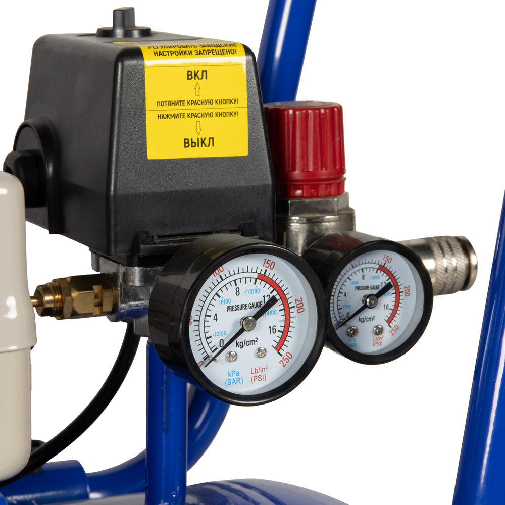 OPT-301058 Компрессор поршневой, 580 л/мин, 3 КВт, 380 В, ресивер 100 л