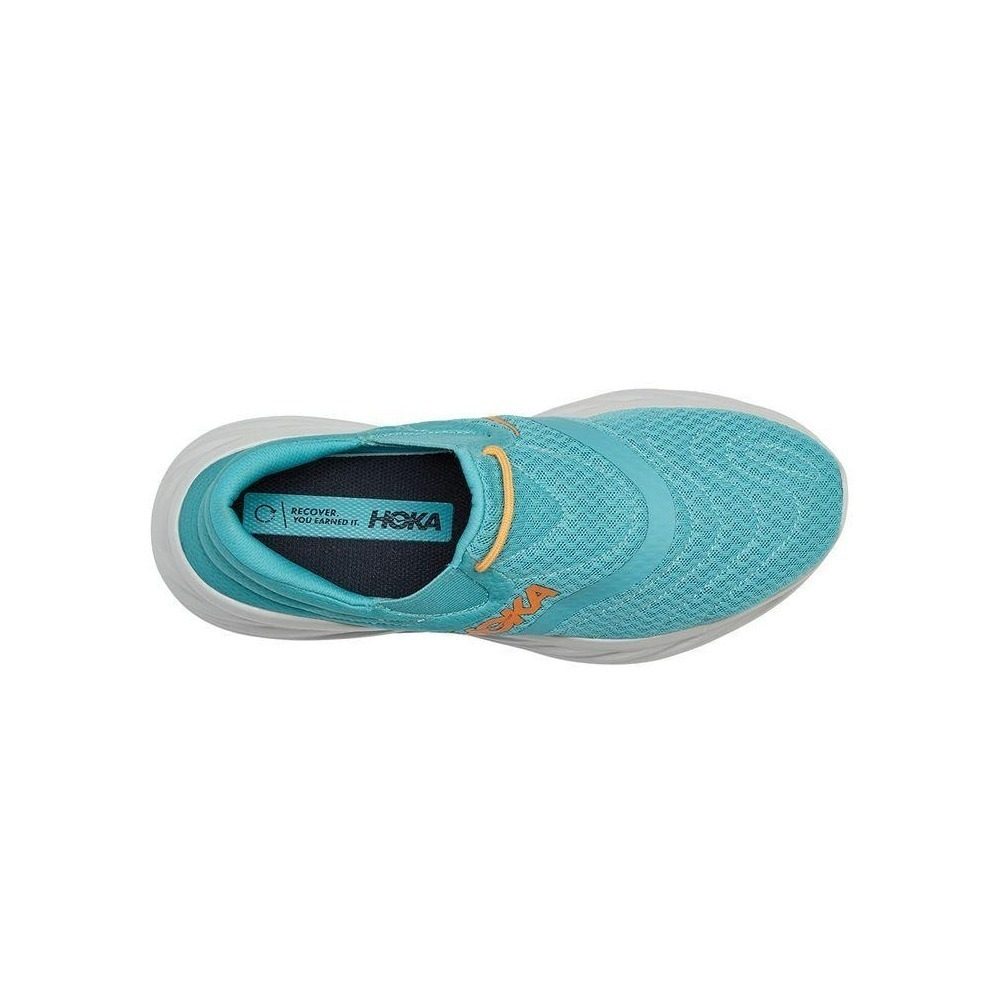 Кроссовки мужские HOKA M ORA RECOVERY SHOE 2 Aquarelle / Blazing Orange