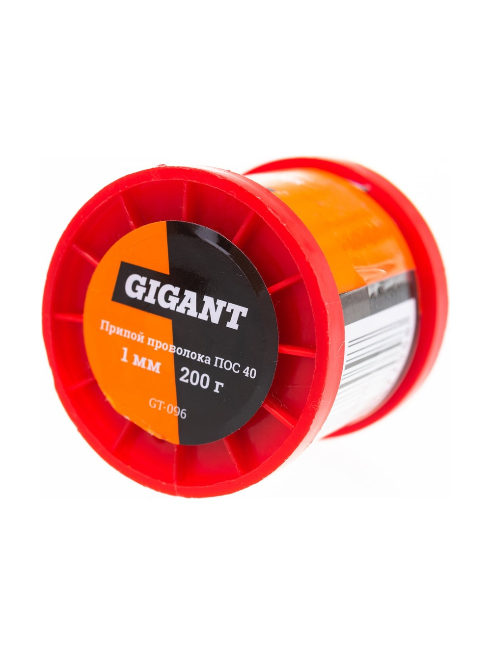 Припой ПОС 40, проволока 1 мм, 200 г Gigant GT-096