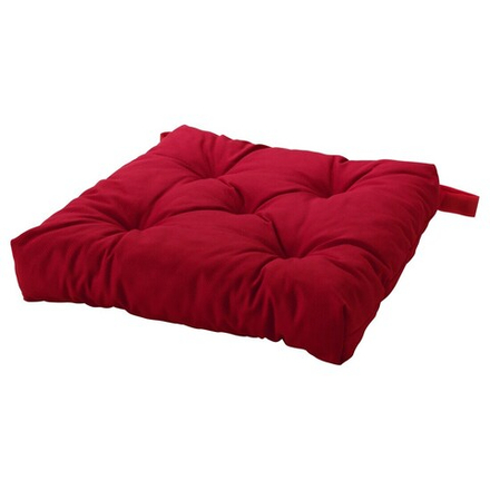 Подушка на стул MALINDA, красный, 40*38*7 см