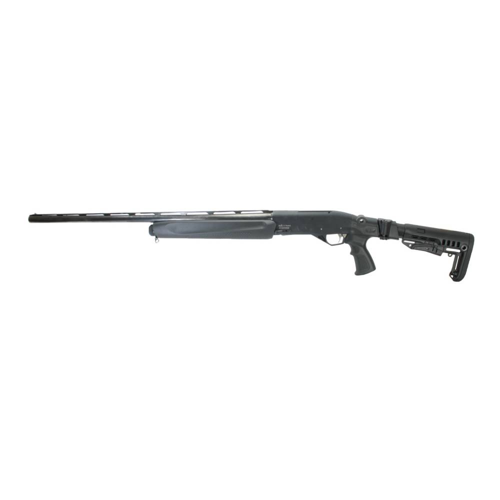 Пластиковый приклад МР-155, МР-135, DLG Tactical. Черный