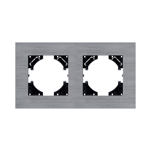 Рамка 2-постовая, серый Kollinger Reflex AL RA2GY