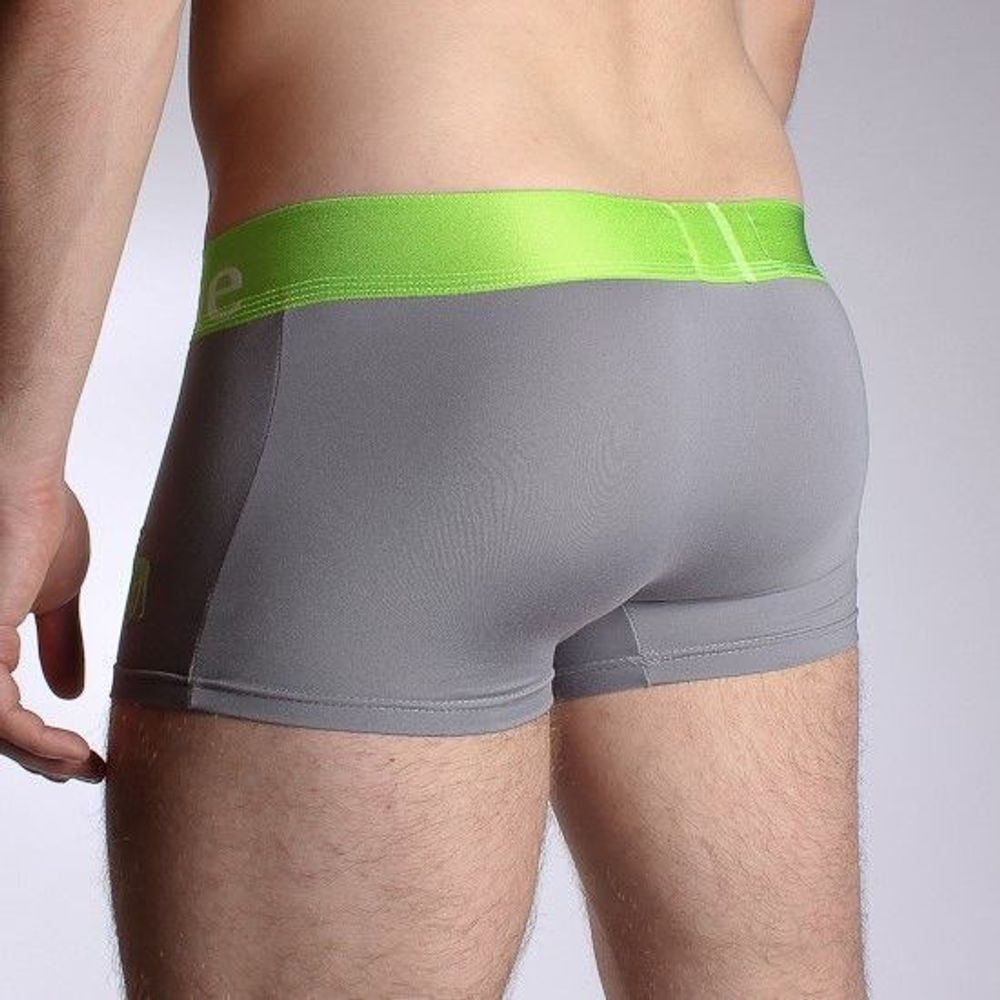 Мужские трусы боксеры серые Abercrombie&amp;Fitch Grey Trunks