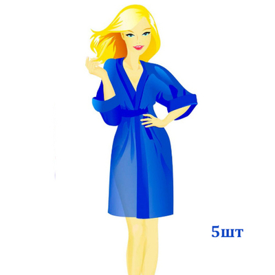 Кимоно Голубое SMS 5 штук в упаковке