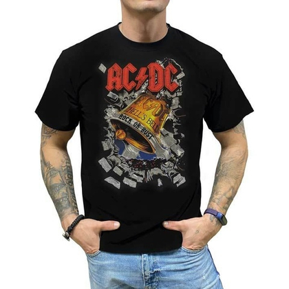 Футболка ACDC Hells Bell Rock or Bust (S)
