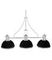 Подвесная люстра Lumina Deco Ettore LDP 710-3 BK+CHR