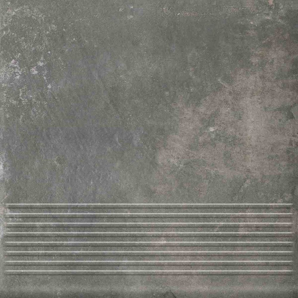 Ceramika Paradyz - Arteon Grys - Ступень с насечками рядовая 300x300