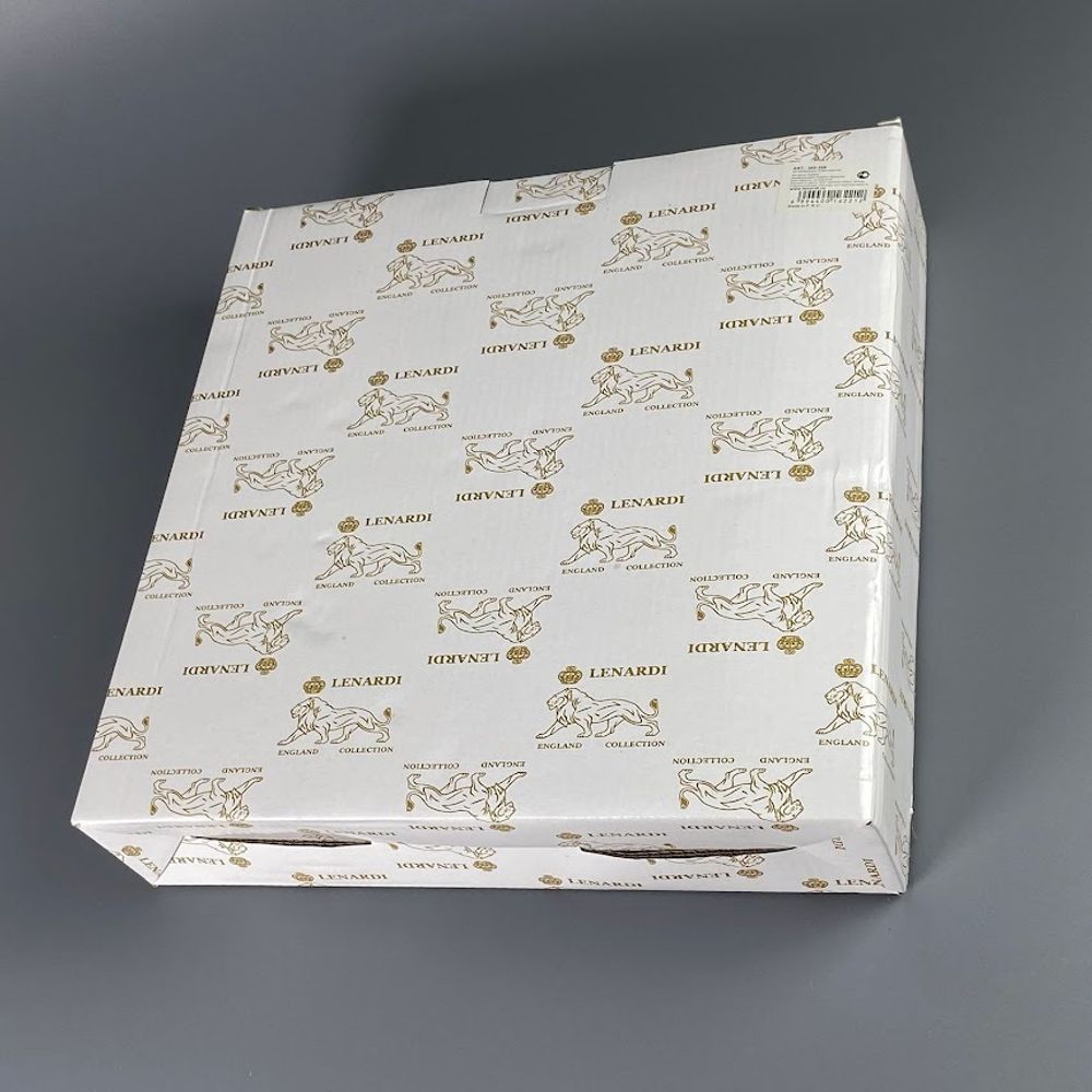 Lenardi 305-357 Менажница 26х26х5,5см МАРИНЕТ в под.уп.(х12)Фарфор