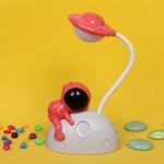 Светильник настольный «Cosmo-Любимая Луна» LED 28*11,5*7,5см USB 4v 3w, Красно-белый