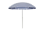 Зонт  2,0м бело-синяя полоска (уп.12шт.) 2 части арт.WRU051/2 "Garden story"