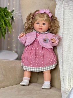 Кукла Berbesa мягконабивная 52см Carla (7222S)
