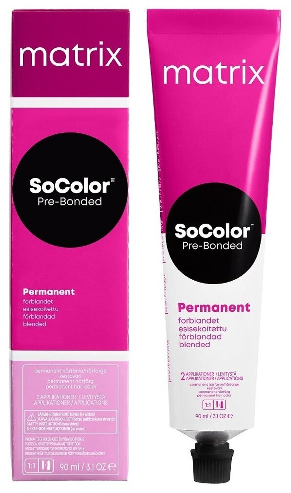 Matrix Краска для волос  SoColor Pre-Bonded 10AV Очень-очень светлый блондин пепельно-перламутровый 90 мл.