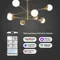 60168/8 / потолочный светильник / латунь Smart