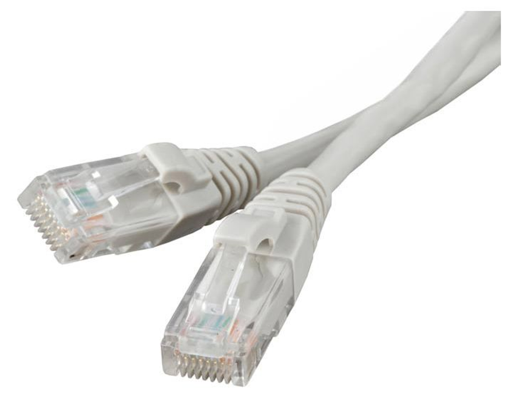 Патч-корд UTP Cat 5E, RJ45,30 m (серый) литой