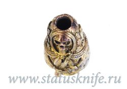 Бусина Матрешка АК47 Калаш (нейзильбер)фотография - 3