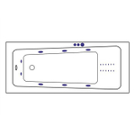 Акриловая ванна 160х70 см Excellent Ava WAEX.Ava16.SMARTNANO.GL белая