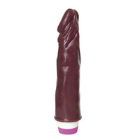 Вибратор 21см коричневого цвета Bior Toys Erowoman-Eroman Realistic Cock Vibe EE-10048 Brown