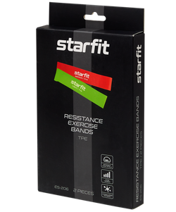 Мини-эспандеры ES-206, малиновый/лаймовый, 2 шт