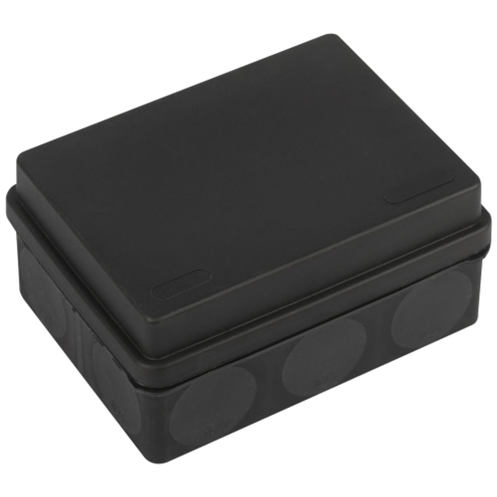 Распаячная коробка ЭРА KOR-150-110-70-11g-2MP-B двухкомпонентная HF стойкая к УФ 150х110х70мм черная прямой монтаж IP67