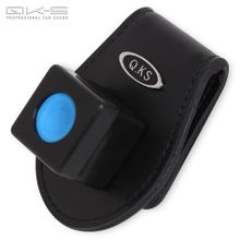 Держатель для мела QK-S X3 магнитный кожаный черный