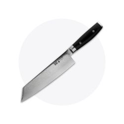 Профессиональный поварской кухонный нож, «Kiritsuke» 20 см, дамасская сталь, серия Ran, YA36034, YAXELL, Японияфотография - 1