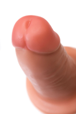 Крупный фаллоимитатор RealStick CALIBER - 14 см. (Цвет: телесный)