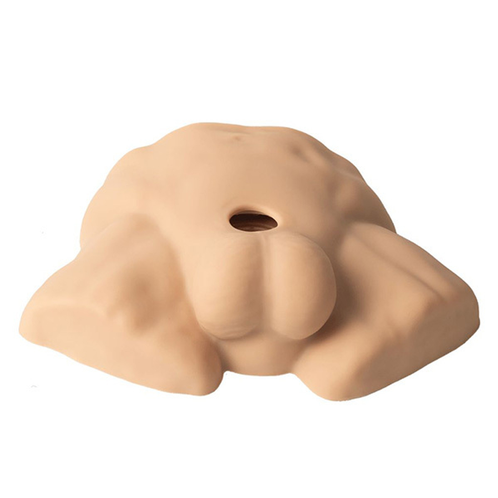 Телесный торс со съемным фаллоимитатором SilexD Apollo S Mid Ultra Realistic Half Torso with Dildo 7" Included