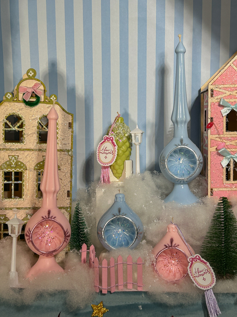 Новогодняя свеча шишка "Как из детства"