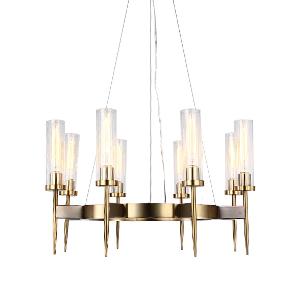 Люстра Alouette 8 brass