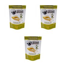 Чай зеленый Black dragon с женьшенем 100 г, 3 шт