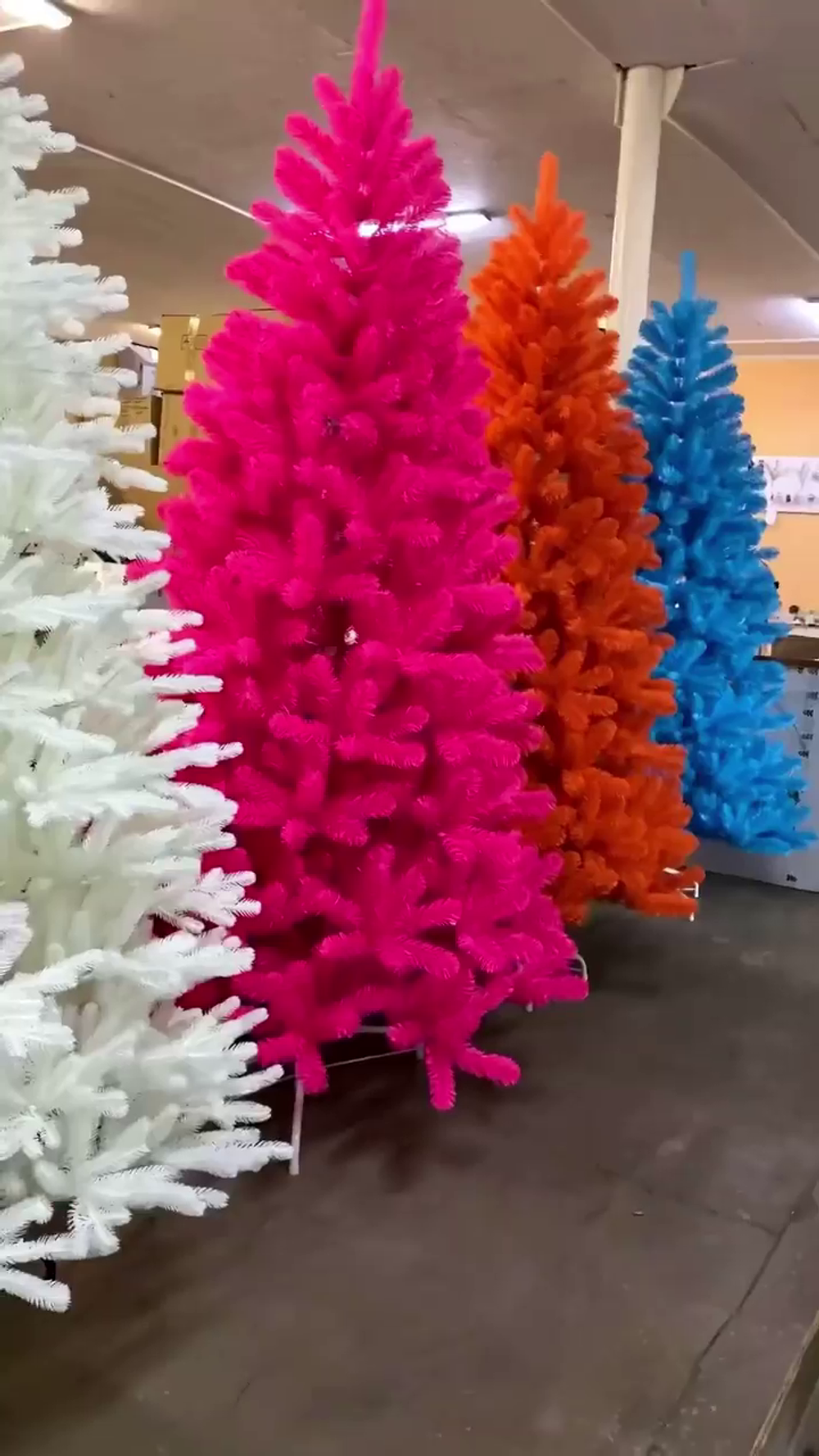 Искусственная розовая елка «Дерзкая Фуксия» (пвх) 180 см / 1,8 м