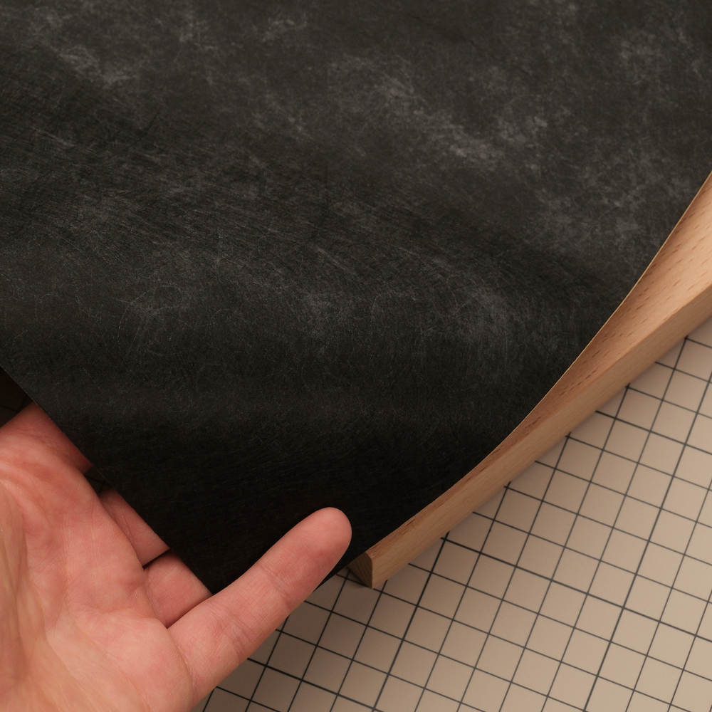 Велодон 0,26 мм черный на клеевой основе, лист 100*50 см