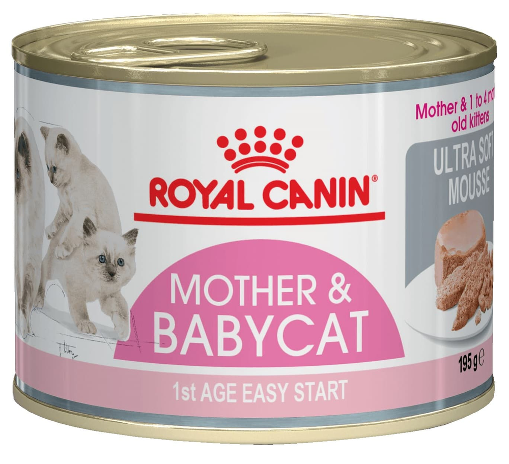 Royal canin 195г Mother &amp; Babycat корм для котят до 4 мес.