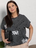 Блуза Ханна (черная) Б15461-20М LT Collection