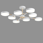 5653/99CL LEDIO LN26 347 белый, дерево Люстра потолочная LED 144W  3000/4000/6000К 220V BRAD