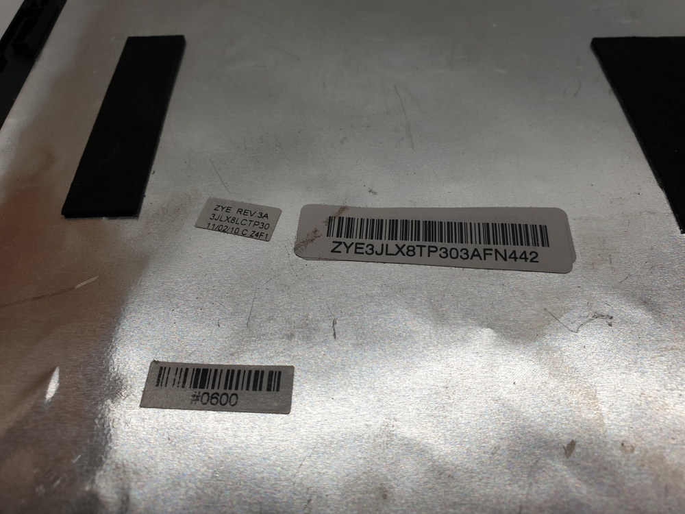 Крышка матрицы HP DV6-3000 3JLX8LCTP30