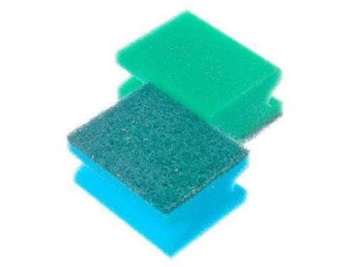 Набор губок для мытья посуды VETTA Профи 8,5*6,5*4,3см (2шт/уп)(110уп/кор)