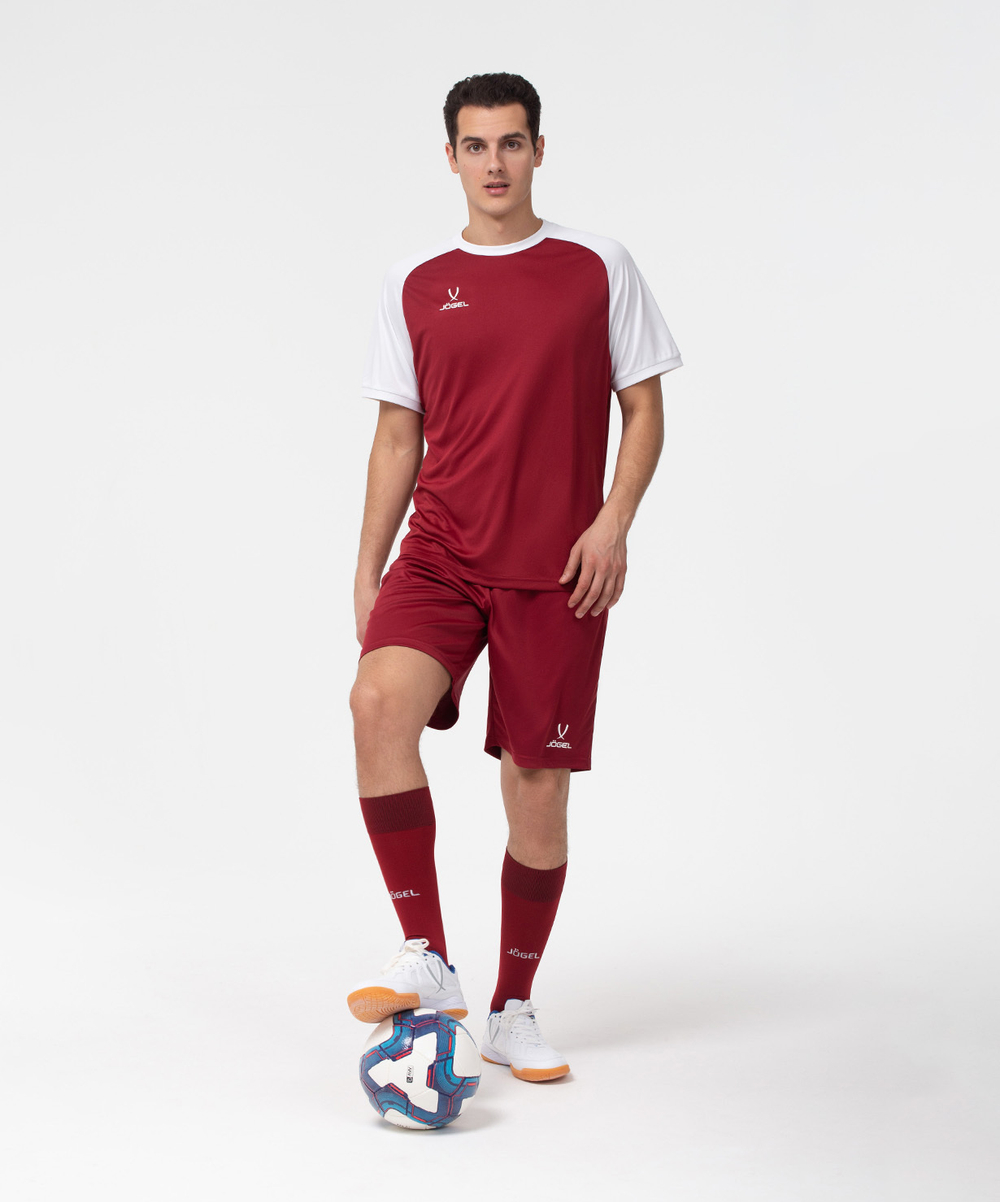 Футболка игровая CAMP Reglan Jersey, гранатовый/белый