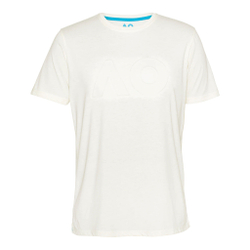 Мужское теннисное поло Australian Open Big Logo Men - Cream