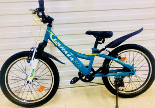 Вело 20" VARMA Denali H21  р.10 ,голубой-белый, 7ск ст.