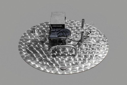 Крышка с узлом вращения для мешалки,куб 50 литров (D400) (М8)