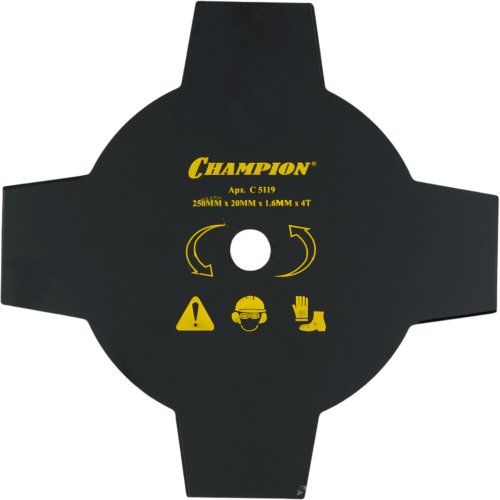 Нож CHAMPION для триммера 4-х зубчатый d=250*20mm (тип А)   C5119
