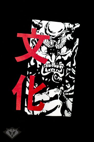 Футболка КУЛЬТУРА oversize "Oni" (черный)