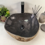Раковина из речного камня RS-65223 44*42*15 0861