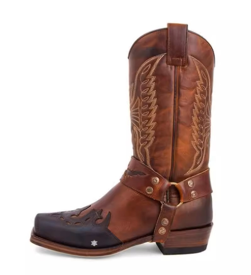 Сапоги Western Long 43 коричнивые