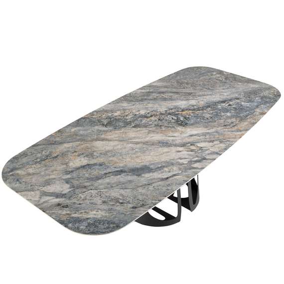 Овальный обеденный стол 1136/DT959 из мраморной керамики