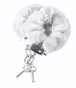 Наручники с белой меховой опушкой (Цвет: белый)